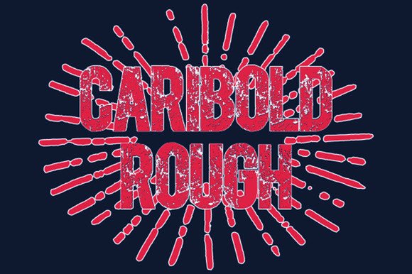 Caribold: The Tough, Textured Sans Serif for Bold Craft Projects