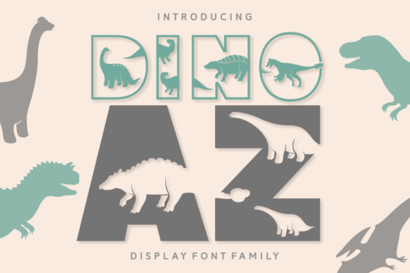 Dino Az: The Playful Typeface for Bold Small Business Branding