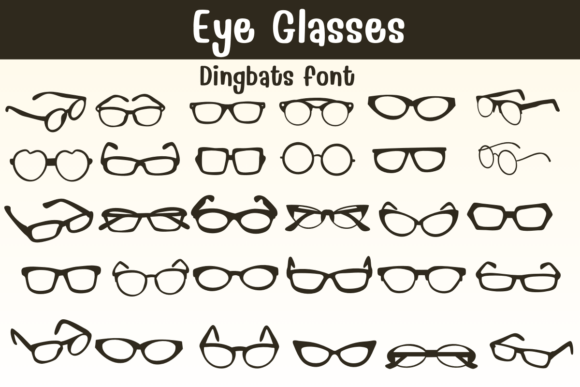 Eye Glasses: A Sketched Dingbats Typeface for Vibrant Editorial Design