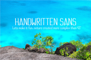 Handwritten Sans: A Playful Typeface for Modern Brand Identity