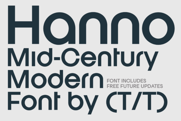Hanno: The Geometric Sans Serif Font That Elevates Handmade Goods