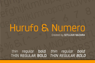 Hurufo Numero: A Modern Sans Serif for Clean Brand Identities