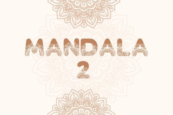 Mandala 2: A Creative Typeface for Seasonal Campaigns