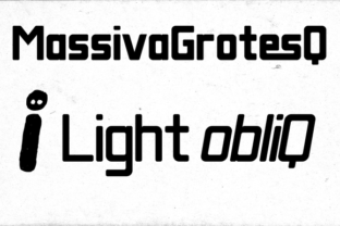 Massiva Grotesq Light Obliq: The Elegant Typeface for Modern Crafters
