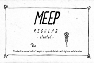 Meep Regular Slanted: A Designer’s Take on Modern Sans Serif Web Typography