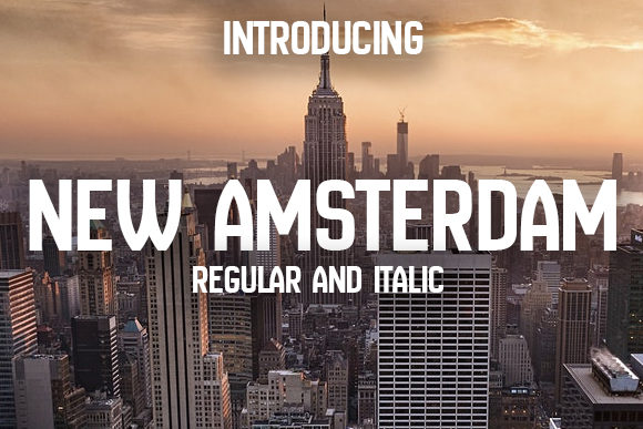 New Amsterdam: The Clean Typeface for Polished Small Business Branding
