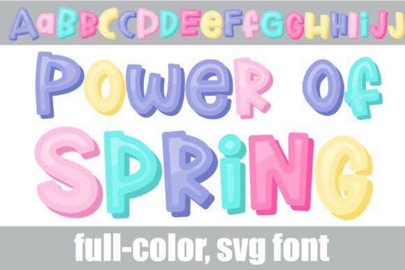 Power of Spring: A Vibrant Typeface for Seasonal Campaigns