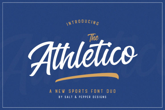 The Athletico: The Perfect Typeface for Authentic Small Business Branding