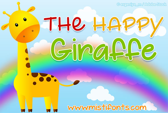 The Happy Giraffe: A Handwritten Font for Authentic Small Business Branding