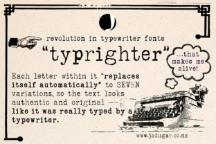 Typrighter: A Unique Serif Font for Authentic Branding