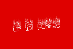 Up in Flames: A Bold Display Typeface for Editorial Impact