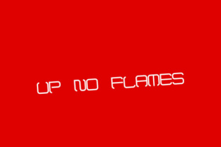 Up No Flames Review: A Bold Decorative Typeface for Brand Identity