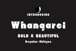 Whangarei: The Modern Sans Serif Typeface for Editorial Design