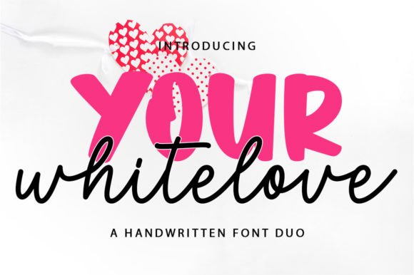 Your White Love Duo: A Premium Typeface for Editorial Design